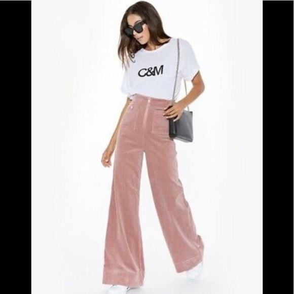 Alice McCall Bluesy Cord Jeans Blush Pink - Picture 15 of 16